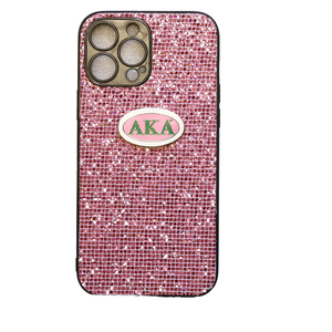 เคสโทรศัพท์ iPhone ประดับคริสตัลสีชมพูวิบวับ รุ่น AKA Rhinestone  ฝาครอบป้องกันหรูหรา  เคสโทรศัพท์แฟชั่น  อุปกรณ์เสริมมือถือสุดหรู - Product Image 1