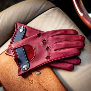 <b>Driving</b> Leather <b>Gloves</b> High Quality Customized Logo Printing Leather Material OEM ODM <b>Driving</b> <b>Gloves</b> in Multi Color - Product Image 5