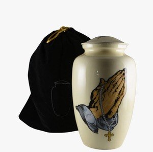 Urna Decorativa con Cuentas para Guardar Cenizas, Recipiente Artístico para Cenizas de Cremación para Uso Doméstico al Mejor Precio - Product Image 1