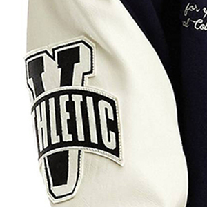 Veste bomber universitaire en laine respirante et écologique de haute qualité pour homme, fabriquée sur mesure par un fabricant de vêtements de rue haut de gamme - Product Image 5