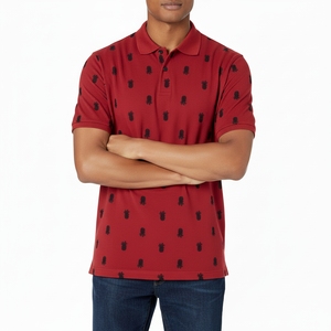 Polo de Cuello Alto Personalizado con Logotipo, 200GSM, 100% Algodón, para Hombre, Premium, Bordado, Camiseta de Golf - Product Image 4