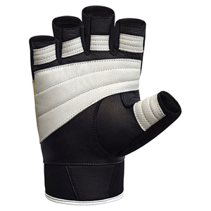 Reinforced Stitched Half Finger Cycling <b>Gloves</b> In Low MOQ Shockproof Gel Padded Anti Slip Breathable Cycle & Gym Fitness Mittens - Product Image 5
