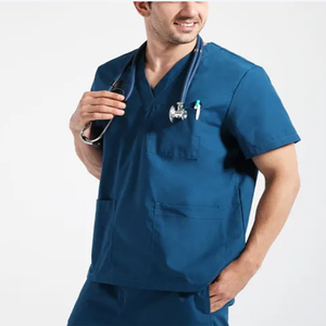 Tenues Médicales Élégantes Unisexe en Spandex/Polyester pour Médecins, Infirmières et Personnel Hospitalier – Modèle Épais avec Détection d'Aiguilles (ODM) - Product Image 2