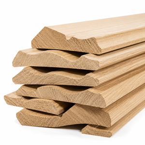 Moldura de Madera EFS para Zócalo, Diseño Tradicional, Superficie Lisa, Duradera, Ecológica, Decoración para Construcción, Longitud Personalizada, 1 Año de Garantía - Product Image 1