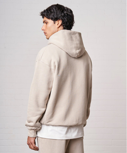 Custom Hoodie & Sweatshirt Thermal 100% Cotton <b>Acid</b> Wash French Terry Heavyweight Oversized <b>Drop</b> Shoulder Boxy Hoodies for Men's - Product Image 4