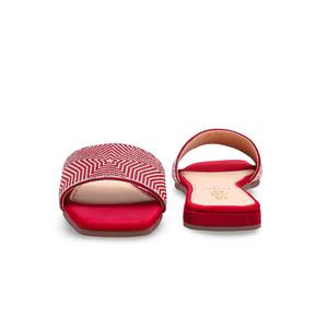 รองเท้าแตะพิมพ์ลายสัตว์แฟนซี FN7804สีน้ำตาลแดง - Product Image 2