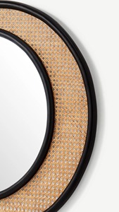 Luxurious Style Rattan <b>Round</b> <b>Mirror</b> For Wall Decor <b>Bathroom</b> Bedroom Spa Natural Handwoven Boho Elegant Home Accent - Product Image 6
