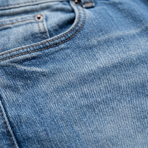 Custom Slim Fit Medium Wash <b>Stretch</b> Denim Pants for <b>Men</b> Eco-Friendly Soft Breathable Casual Summer Autumn Spring Low MOQ - Product Image 5