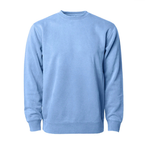 Sweat-shirt col rond de haute qualité pour homme, lourd, personnalisable avec logo, basique, coupe oversize, mélange de coton - Product Image 6