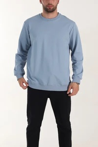 เสื้อสเวตเชิ้ตผู้ชายแบบสวม คอโอ แขนยาว ผ้าฟลีซถัก สีพื้น ระบายอากาศได้ดี กันน้ำ เป็นมิตรกับสิ่งแวดล้อม เหมาะสำหรับใส่ในฤดูใบไม้ร่วง - Product Image 3