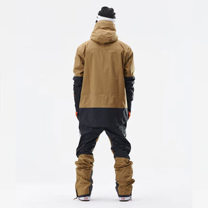 Custom Made Lightweight Winter Ski Suit Unisex Warm Outdoor Insulated Snowboard Set Ski <b>Overalls</b> One-Piece Skiing Suit 10,000mm - Product Image 2