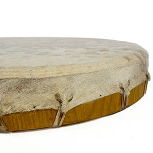 Tambour chamanique fait main en peau de chèvre naturelle, instrument rituel pour la guérison spirituelle, la méditation et la sonothérapie - Product Image 3