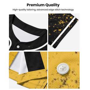 Lightweight Custom Baseball Jersey Breathable Polyester Team Shirt Custom Baseball Jersey Breathable Polyester - Product Image 5
