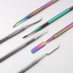 Kit de Sculpture en Acier Inoxydable pour Ongles, Outils de Gravure pour Argile Légère et Cire, 3-5 Pièces - Product Image 5
