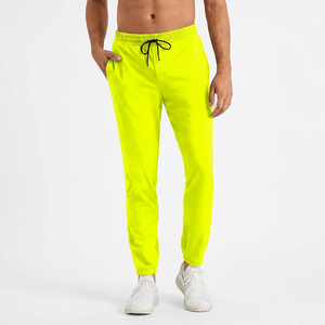 Pantalon de survêtement gris foncé pour homme avec taille élastique et poches latérales, décontracté, en polyester mi-lourd - Product Image 2