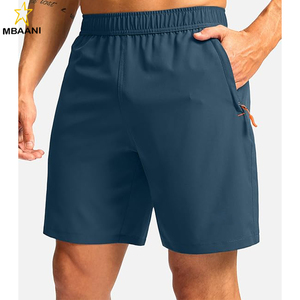 กางเกงขาสั้นกีฬาผู้ชาย น้ำหนักเบา เหมาะสำหรับออกกำลังกาย ฟิตเนส กิจกรรมกลางแจ้ง ท่องเที่ยว มีกระเป๋าซิป 3 ช่อง - Product Image 1