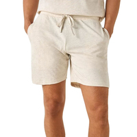 Conjunto de Pijama de Lujo para Hombre, Suave al Tacto, Camiseta Henley de Manga Corta y Pantalones Cortos, 2 Piezas, Ropa de Dormir Minimalista e Informal para el Hogar