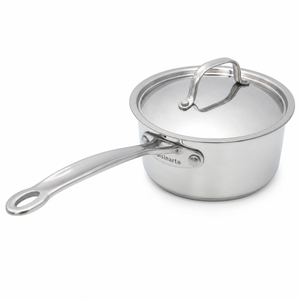 Wholesale Premium Stainless Steel Saucepan with Lid | Heavy Duty Milk <b>Pot</b> | <b>Induction</b> Compatible Cooking Sauce <b>Pot</b> | OEM Kitchen - Product Image 1