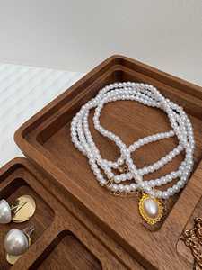 กล่องใส่เครื่องประดับไม้ธรรมชาติพร้อมฝาปิด ถาดจัดเก็บแบบหลายชั้นสำหรับแหวน สร้อยคอ กำไล ต่างหู และเครื่องประดับอื่นๆ ขายส่ง - Product Image 6