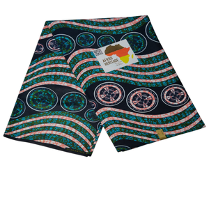 Tissu Wax Hollandais Authentique Écologique et Élégant à Prix Abordable pour Robes Kimono de Mariage, Rideaux et Housses pour Garçons et Filles Africains - Product Image 1