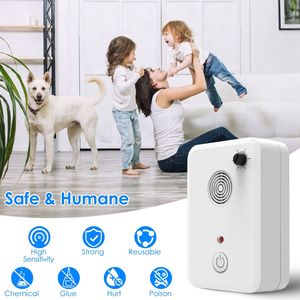 เครื่องไล่หนูและแมลงวันแบบเสียบปลั๊ก 4 ชิ้น ใช้ในบ้าน ระบบอัลตราโซนิก ปรับระดับได้ 6 ระดับ เหมาะสำหรับห้องใต้หลังคา ห้องครัว และพื้นที่อันตราย - Product Image 5