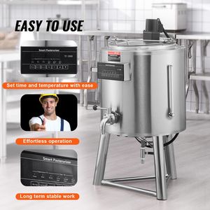 Pastorizzatore Commerciale da 50L per Latte, Uova e Succhi, in Acciaio Inossidabile 304 per Uso Alimentare, Pastorizzazione Professionale - Product Image 5