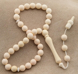Nuevo Modelo de Alta Calidad, Rosario de Oración Tasbih con Cuentas de Hueso de Búfalo Blanco, Misbaha Subha de Hueso de Búfalo con Tamaño Personalizado a Bajo Precio - Product Image 3