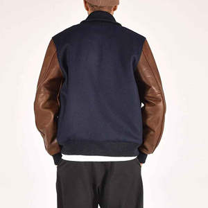 Nouvelle Collection 2026 – Blouson de Baseball Personnalisé Style Streetwear avec Broderie Lettres – Dernière Veste Universitaire Hiver Chaude en Laine pour Hommes - Product Image 2