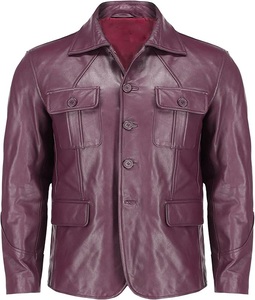 Vestes en cuir élégantes pour hommes de haute qualité à manches longues, design personnalisable en toile, à prix abordables, article phare en gros - Product Image 1