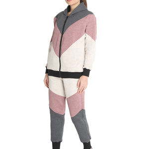 Conjunto Deportivo de 2 Piezas para Mujer, Talla Grande, Informal, Transpirable, con Capucha, para Entrenamiento, Invierno, Estilo Urbano, Venta al Por Mayor - Product Image 6