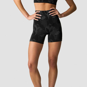 Shorts de Compresión con Sublimación de Camuflaje, para Gimnasio, Deporte, Levanta Glúteos, Sin Costuras, para Mujer, Spandex, Alta Elasticidad, Ajustados - Product Image 3