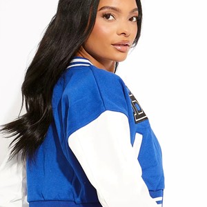 High Quality Women Varsity Jacket Custom Baseball Letterman Jacket Wool Blend OEM ODM Sample Service Available - Product Image 3
