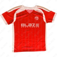 Usine Blaze Fight Wear vente en gros maillot de football de qualité ensembles d'uniformes de football personnalisés kit de maillot de football été