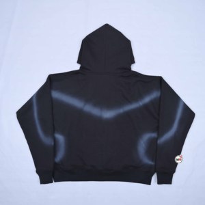 Factory MRI Made <b>Mens</b> Black Hooded Zip-Up Sweatshirt Regular Fit Cotton Polyester Material Casual Autumn Wear Hoodies <b>for</b> <b>Mens</b> - Product Image 2