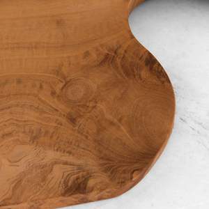 Rustic Edge Wood Chopping <b>Block</b> Rectangle <b>Shape</b> Easy to Clean 1.3 cm Thickness - Product Image 4