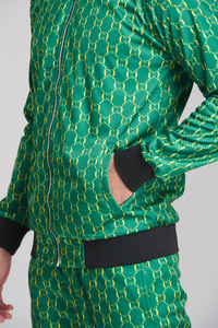 OEM Drawstring Custom Printed Spandex/Polyester Autumn Tracksuit High Quality Quick Dry Unisex 2 in 1 Animal 3D <b>Embroidery</b> <b>Set</b> - Product Image 5