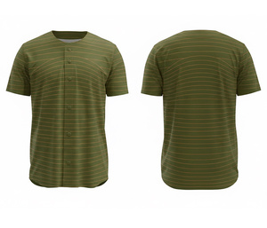 เสื้อเบสบอลแบบกำหนดเอง OEM – ผู้ผลิตชุดกีฬาแบบซับลิเมชั่นเต็มรูปแบบ พร้อมโลโก้และหมายเลขแบบกำหนดเอง |   ฐานผ้าโพลีเอสเตอร์ที่ระบายอากาศได้ดี - Product Image 2