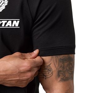 Men’s Charcoal Grey Athletic Jersey <b>TShirt</b> Short Sleeve Breathable Lightweight Workout Running Fitness Casual Sportswear Gym Top - Product Image 3