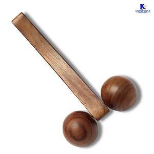 Rouleau de massage dorsal en bois K Star, petit rouleau d'acupression pour le soin quotidien de la colonne vertébrale, outil pour soulager rapidement les douleurs musculaires raides. - Product Image 3