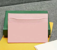 Portefeuille miniature de luxe en PU de haute qualité avec porte-clés, porte-cartes de crédit, blocage RFID, étui à cartes de visite tendance, multifonction
