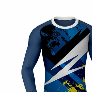 2026 New Arrival Sublimation Printing Rash Guard High Quality Slim Fit Rash Guard for Men Top Seller Men's <b>Compression</b> <b>Shirt</b> - Product Image 4