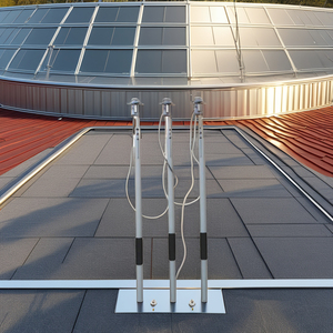 Kusam-Meco 66 KV Three-Phase FRP Discharge <b>Rod</b> Best-In-Class for Safe <b>Lightning</b> Protection & Earthing in - Product Image 3