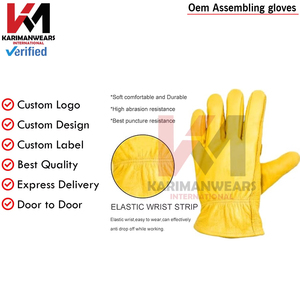 Guantes de Trabajo Profesionales Resistentes a Cortes, Palma Reforzada, Guantes de Seguridad Duraderos, Ajuste Cómodo para Tareas Mecánicas - Product Image 4
