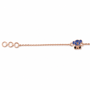 18kt Gold Koala <b>Bear</b> Charm Chain Bracelet High Polish Enamel Fashion Jewelry for Girls Kids Daily Wear Party Gift <b>Cute</b> Animal - Product Image 2