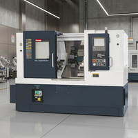 Tour CNC à banc incliné de haute précision économique avec système GSK automatique pour le tournage et l'usinage de pièces métalliques