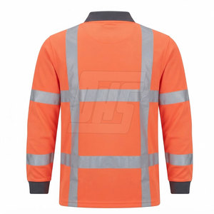 Chemises polo professionnelles à manches longues, uniformes de travail, hauts à col, vêtements de travail pour les équipes d'entreprise, les services et l'usage en extérieur - Product Image 2