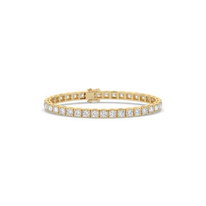 Unique Style 8.51Ct Lab Grown Diamond IGI Certified Bracelet Lightweight Brilliant Cut 14KT 10KT <b>Gold</b> Jewelry for Party Wedding - Product Image 4