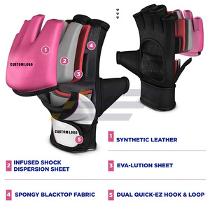 Guantes de MMA para Adultos Más Vendidos, Nuevo Estilo, Alta Calidad, 100% Cuero, Precios Bajos, Producto Popular, Guantes de Boxeo - Product Image 6