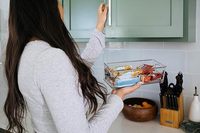 Plastieken opbergcontainers voor keuken & koelkast, 7-delige set, lekvrij, BPA-vrij, vaatwasserbestendig, voor het organiseren van voedsel