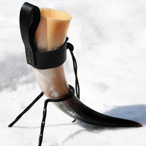 Jarra de cuerno de alta demanda para beber cerveza, estilo vikingo rústico, para suministro mundial de exportador indio Viking Drinking - Product Image 1